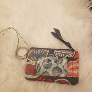 Vera Bradley Iconic zip ID case